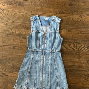 Weekday Blue Denim Mini Dress